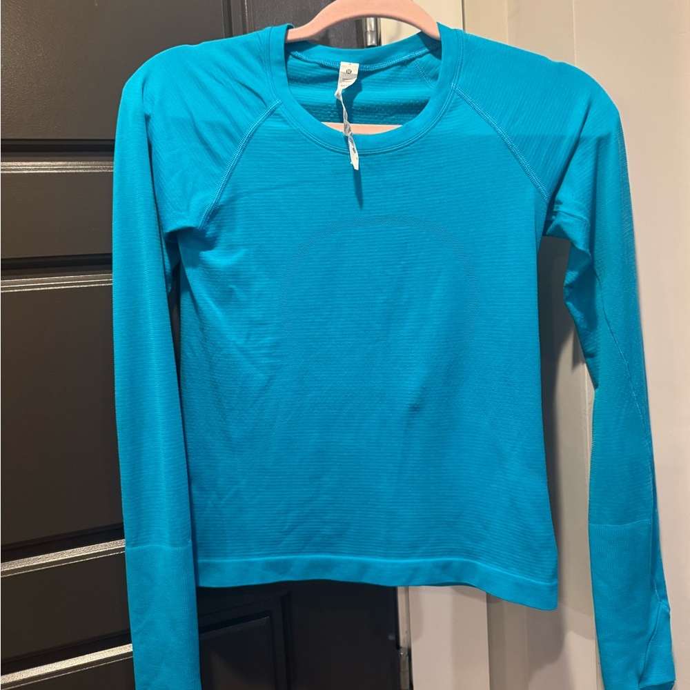 Lululemon Swiftly Tech Blue Long Sleeve